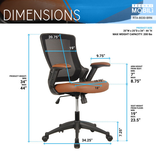 Nishan mesh task deals chair